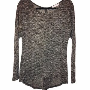 LT-Party Slit back long Sleeve Sweater